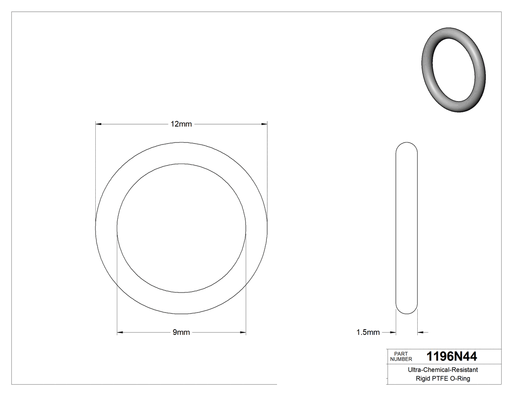 Technical drawing - 1196N44